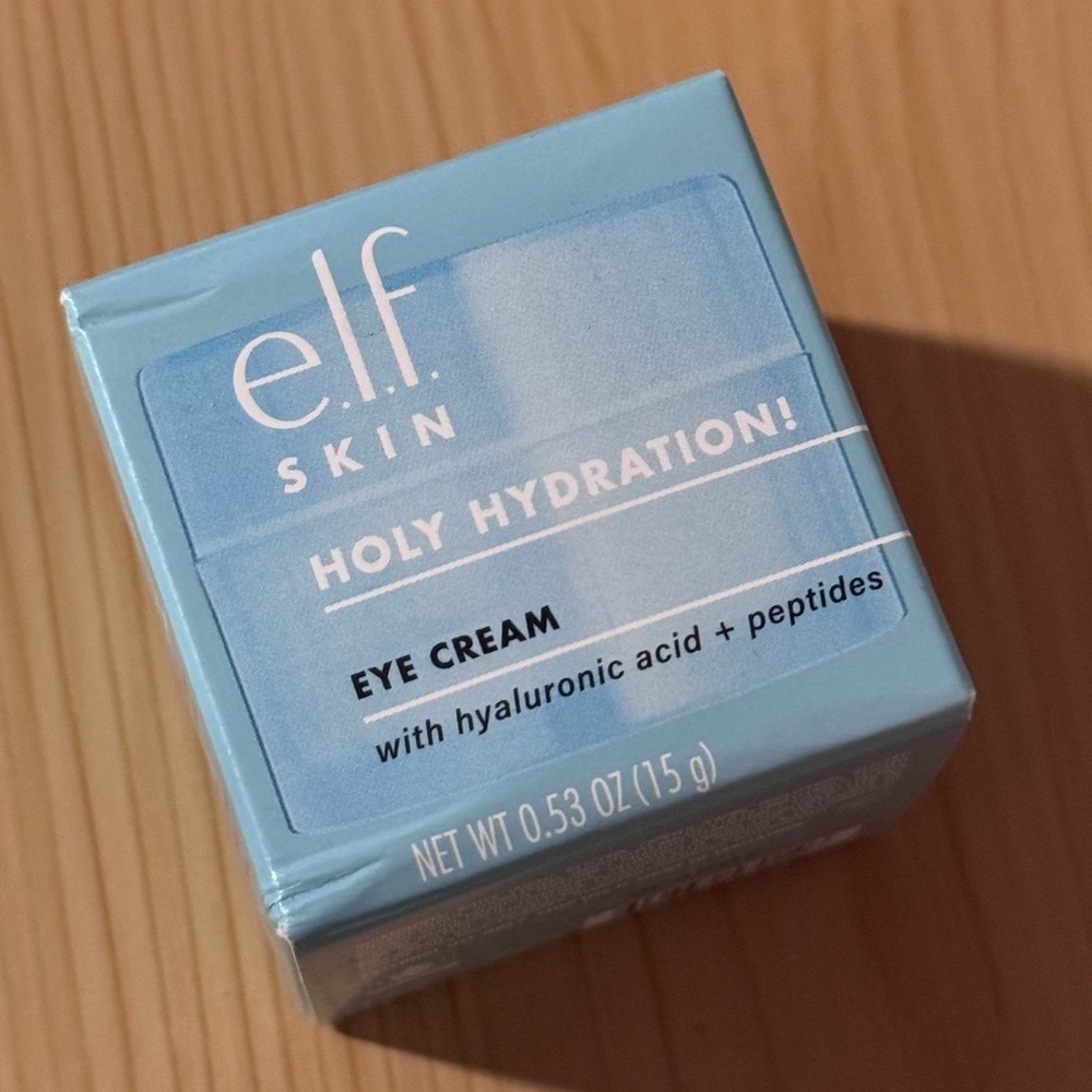 ELF Holy Hydration! Eye Cream Hyaluronic acid and Peptides NEW